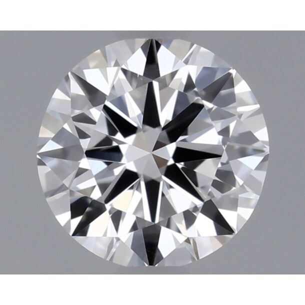 0.4 Carat Natural Diamond, Round Cut, Color D, Clarity VVS2