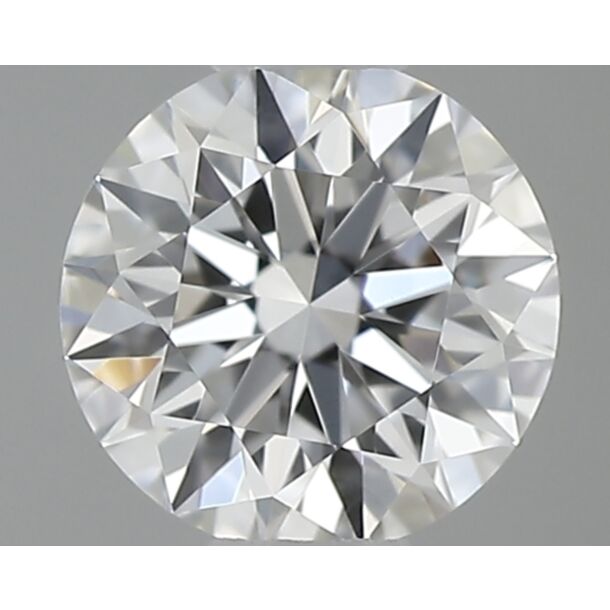 0.3 Carat Natural Diamond, Round Cut, Color D, Clarity VVS1