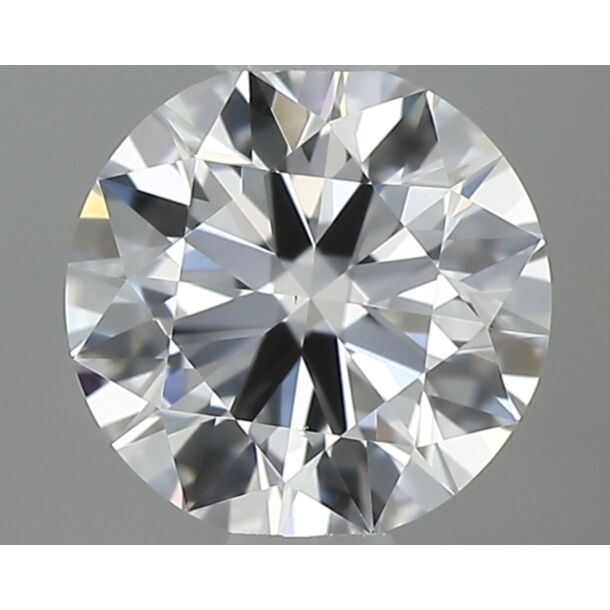 0.5 Karaat Natuurlijke Diamant met een Briljant vorm, Kleur D, Zuiverheid VS1