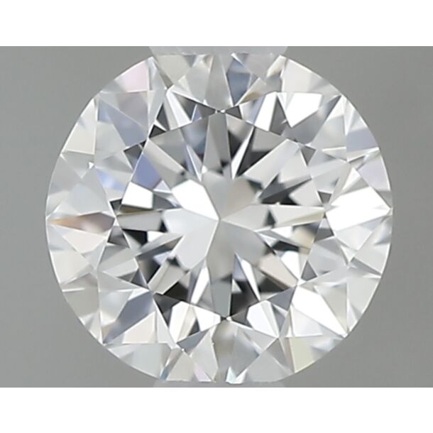 0.4 Carat Natural Diamond, Round Cut, Color D, Clarity VVS2