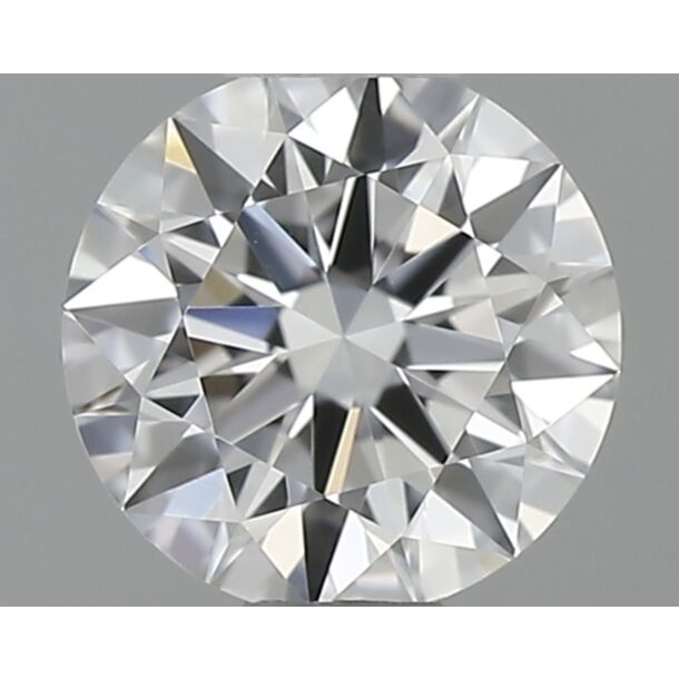 0.31 Carat Natural Diamond, Round Cut, Color D, Clarity VVS2