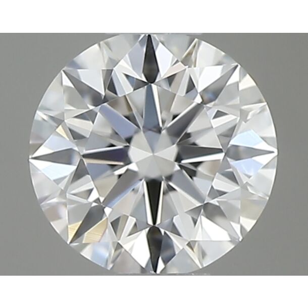 0.32 Carat Natural Diamond, Round Cut, Color D, Clarity VVS2