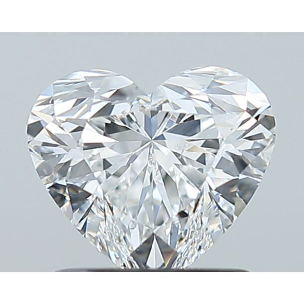 1.05 Carat Natural Diamond, Heart Cut, Color E, Clarity SI1