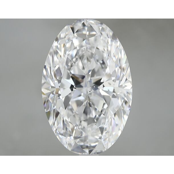 5.02 Karat Natürlicher Diamant Im Ovalschliff, Farbe D, Reinheit SI1