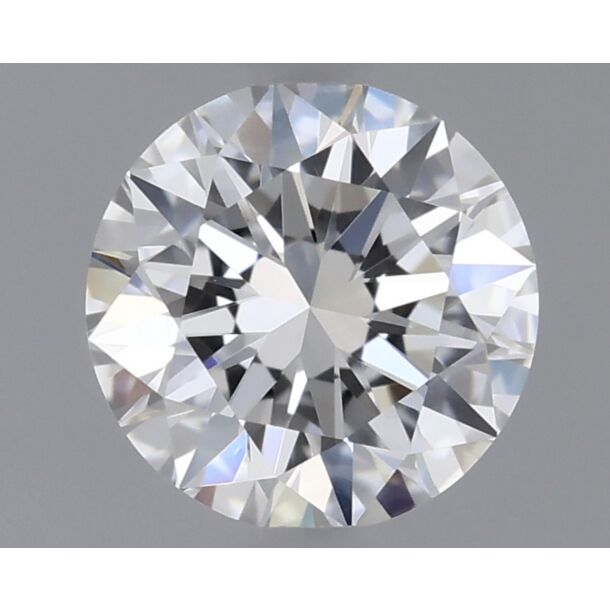 0.43 Carat Natural Diamond, Round Cut, Color G, Clarity VVS2