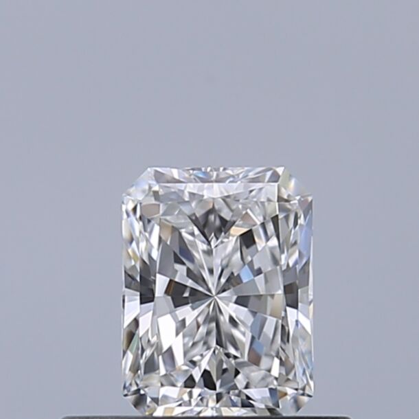 0.4 Carat Natural Diamond, Radiant Cut, Color D, Clarity VVS1