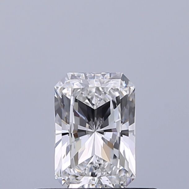 0.41 Carat Natural Diamond, Radiant Cut, Color E, Clarity IF