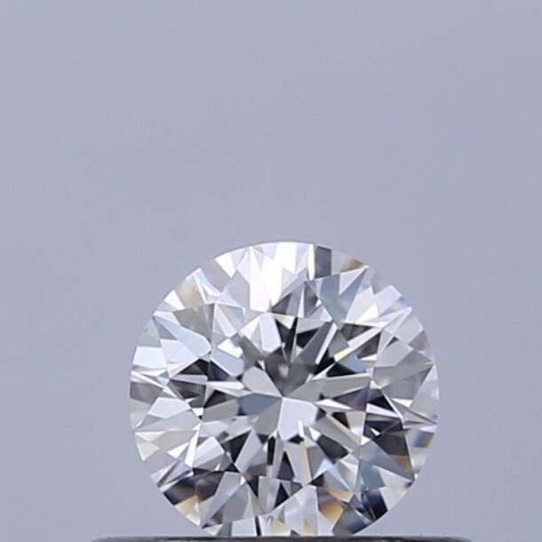 0.3 Carat Natural Diamond, Round Cut, Color D, Clarity VVS1