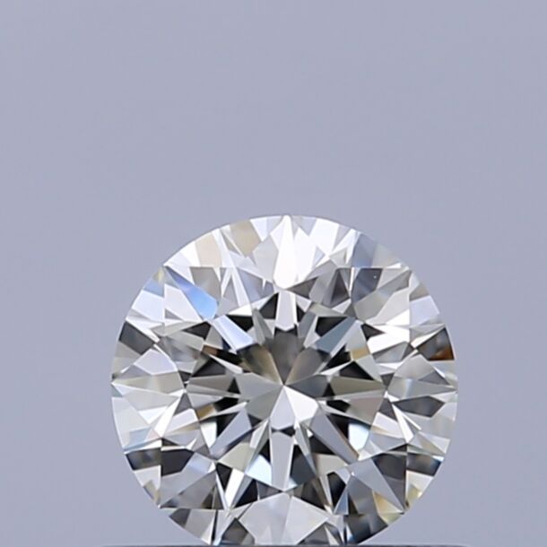 0.42 Carat Natural Diamond, Round Cut, Color G, Clarity IF