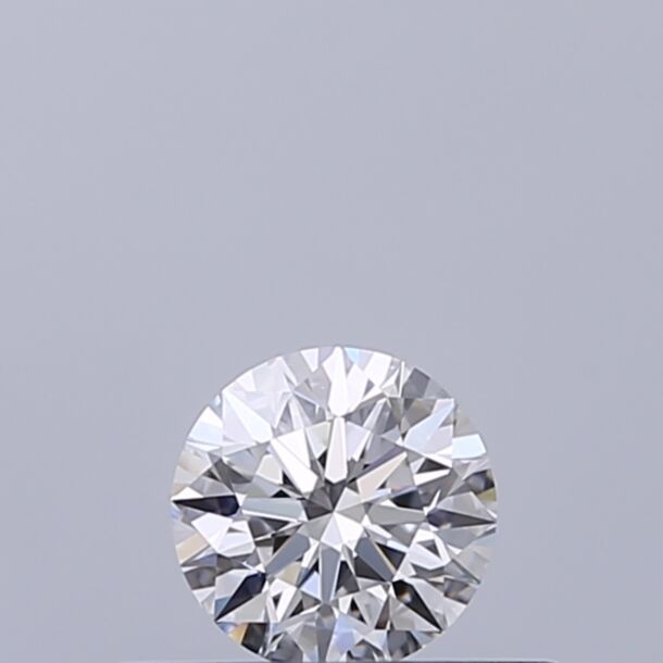0.3 Carat Natural Diamond, Round Cut, Color D, Clarity VS1