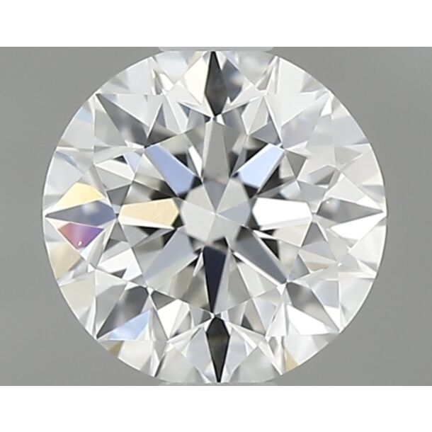 0.5 Carat Natural Diamond, Round Cut, Color H, Clarity VS2
