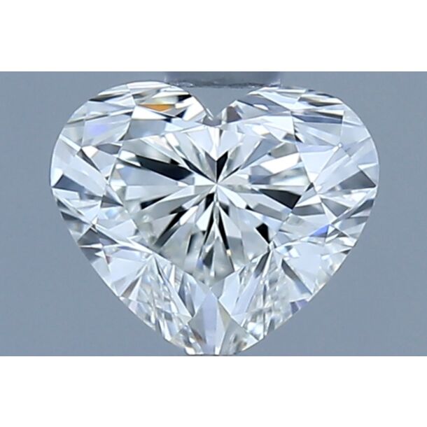 0.5 Carat Natural Diamond, Heart Cut, Color H, Clarity VS1