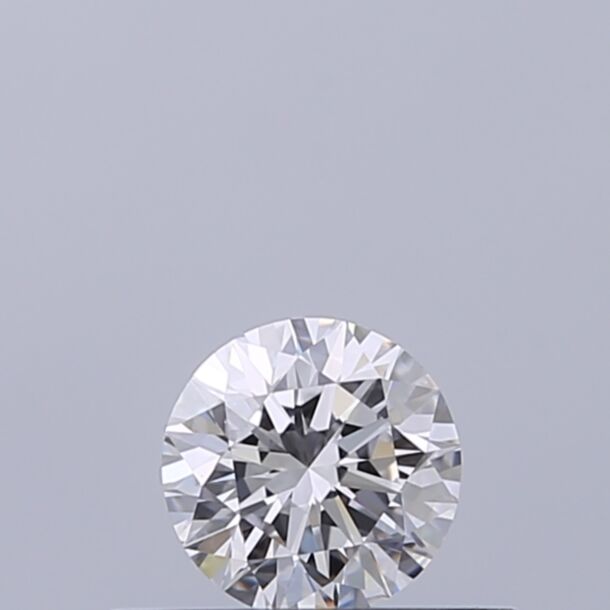 0.3 Carat Natural Diamond, Round Cut, Color D, Clarity VVS1
