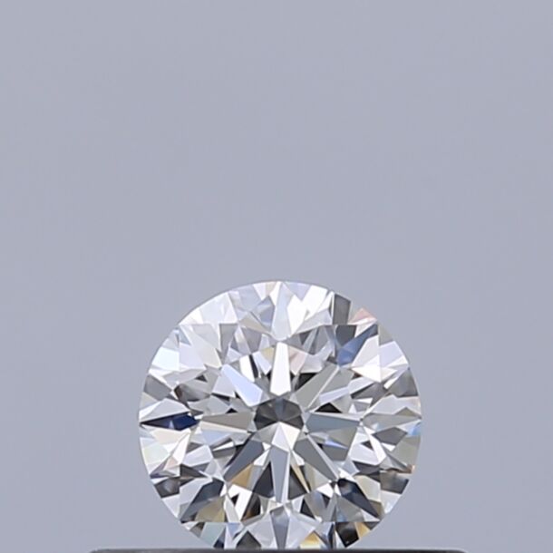0.3 Carat Diamant Naturel de taille Brillant, Couleur D, Pureté VVS1