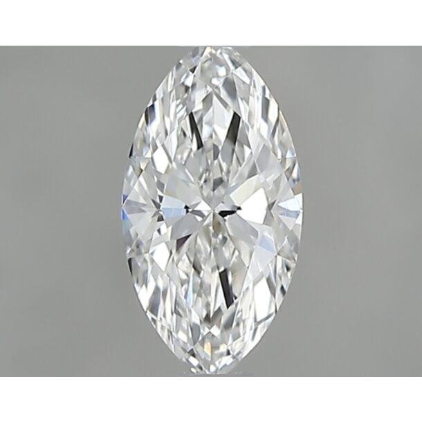 0.4 Karat Natürlicher Diamant Im Marquiseschliff, Farbe F, Reinheit VS1