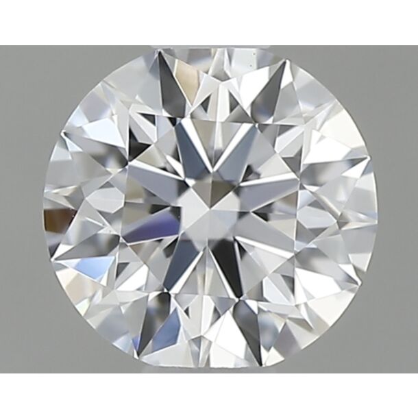 0.35 Carat Natural Diamond, Round Cut, Color D, Clarity VS1