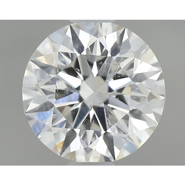 0.7 Carat Natural Diamond, Round Cut, Color F, Clarity SI1