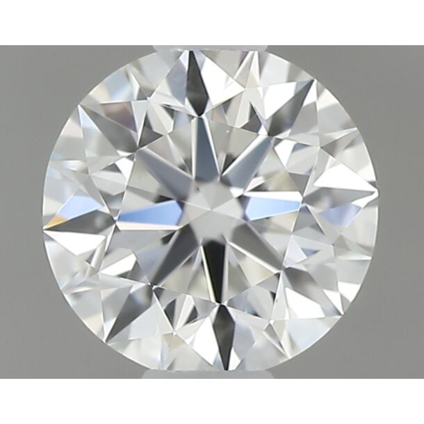 0.4 Carat Natural Diamond, Round Cut, Color H, Clarity VVS2