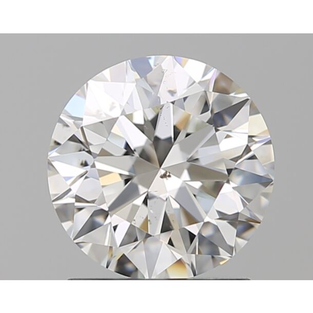 1.55 Carat Diamant Naturel de taille Brillant, Couleur H, Pureté SI1