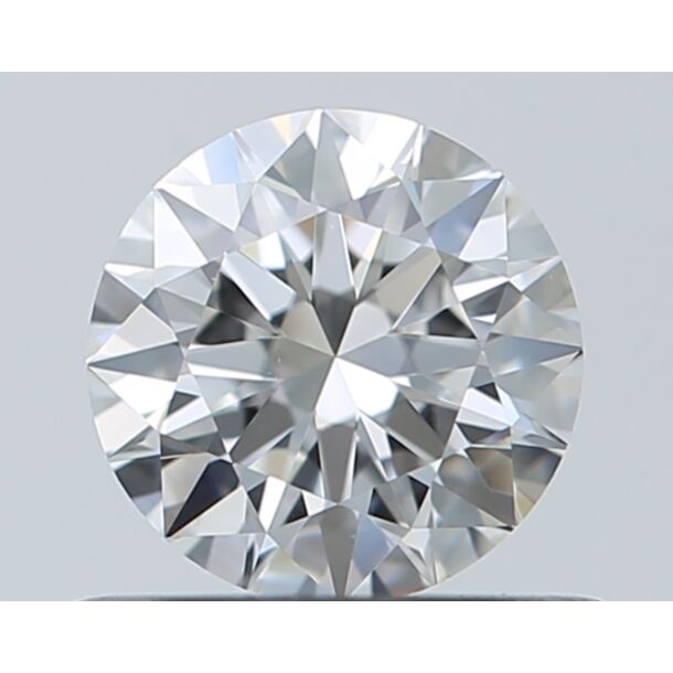 0.53 Karaat Natuurlijke Diamant met een Briljant vorm, Kleur F, Zuiverheid VS1 0.53 Karaat Natuurlijke Diamant met een Briljant vorm, Kleur F, Zuiverheid VS1