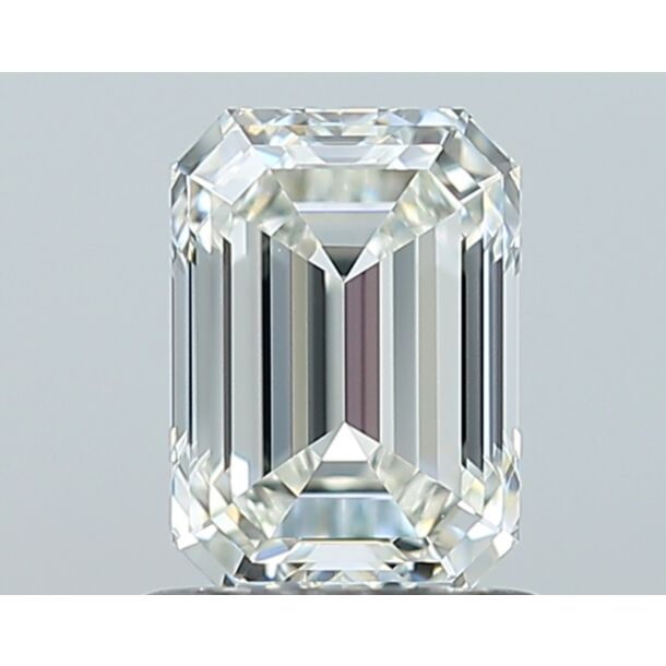 1.01 Carat Natural Diamond, Emerald Cut, Color I, Clarity VVS1