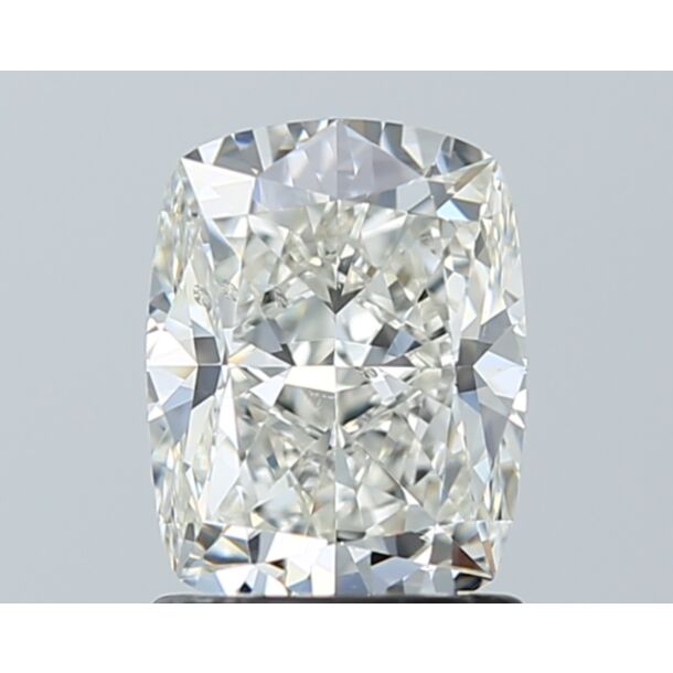 1.51 Carat Natural Diamond, Cushion Cut, Color I, Clarity SI1