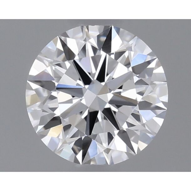 0.32 Carat Natural Diamond, Round Cut, Color D, Clarity VVS2