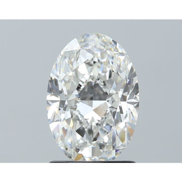 1.52 Carat Diamant Naturel de taille Oval, Couleur G, Pureté VVS2