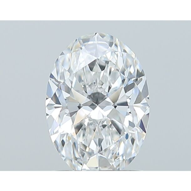 1.01 Carat Natural Diamond, Oval Cut, Color E, Clarity VVS2