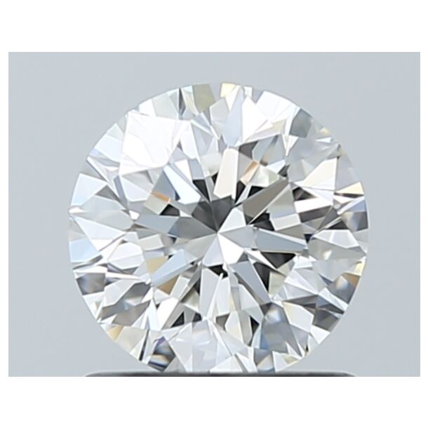 0.9 Carat Natural Diamond, Round Cut, Color G, Clarity VVS2