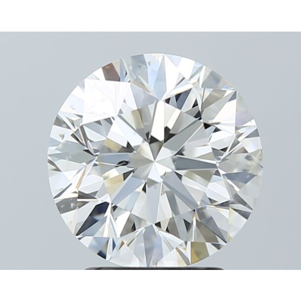 3 Carat Diamant Naturel de taille Brillant, Couleur G, Pureté SI1