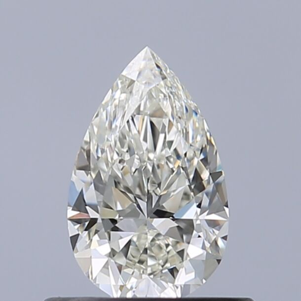 0.51 Karaat Natuurlijke Diamant met een Peer vorm, Kleur H, Zuiverheid VVS2