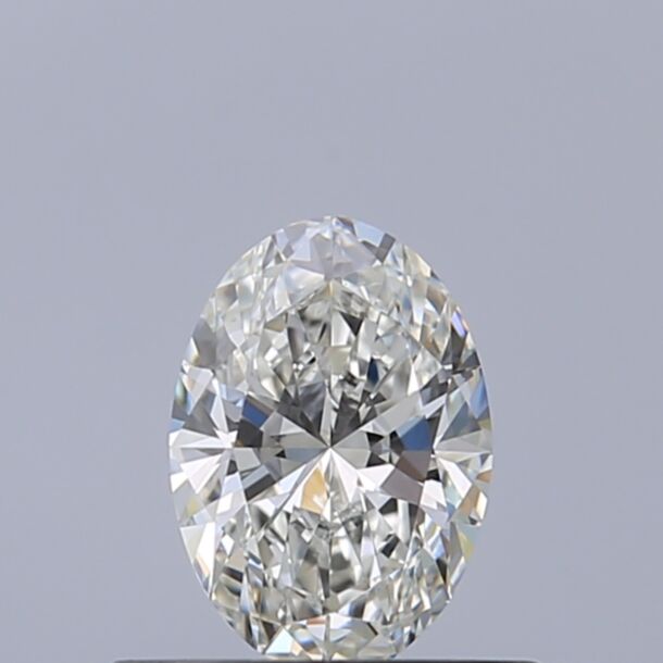 0.42 Karat Natürlicher Diamant Im Ovalschliff, Farbe F, Reinheit VVS1