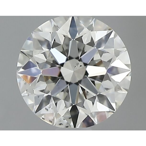 0.73 Carat Natural Diamond, Round Cut, Color I, Clarity SI1