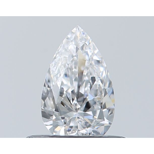 0.35 Karaat Natuurlijke Diamant met een Peer vorm, Kleur D, Zuiverheid VVS1