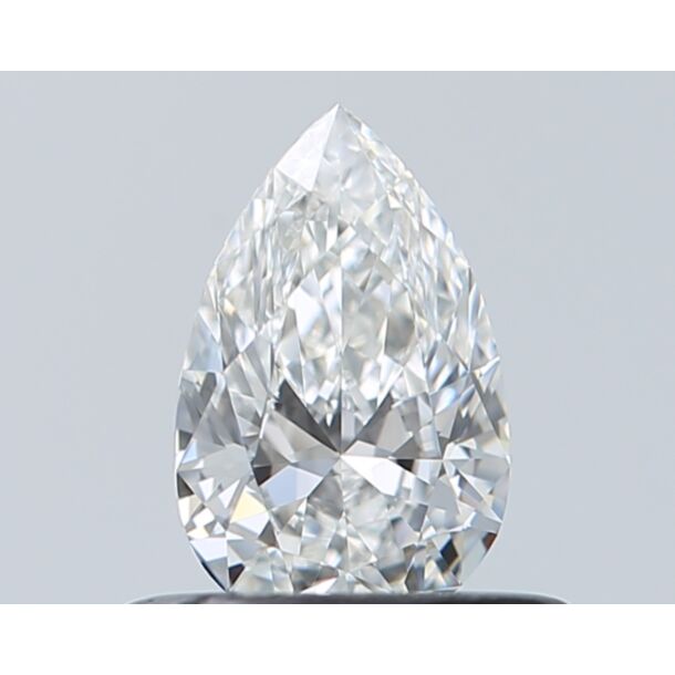 0.4 Carat Diamant Naturel de taille Poire, Couleur F, Pureté VVS2 0.4 Carat Diamant Naturel de taille Poire, Couleur F, Pureté VVS2