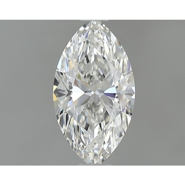 0.61 Karat Natürlicher Diamant Im Marquiseschliff, Farbe G, Reinheit VVS1