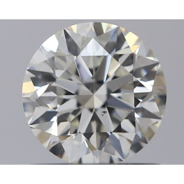 0.75 Carat Natural Diamond, Round Cut, Color I, Clarity SI1
