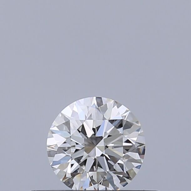 0.3 Carat Natural Diamond, Round Cut, Color F, Clarity VVS1