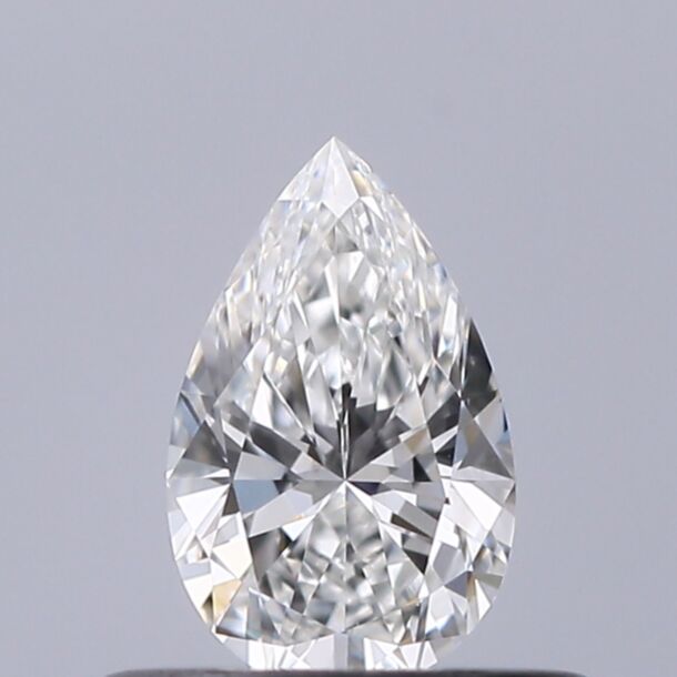 0.32 Carat Natural Diamond, Pear Cut, Color F, Clarity VVS1 0.32 Carat Natural Diamond, Pear Cut, Color F, Clarity VVS1