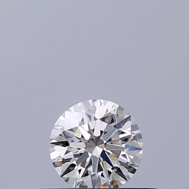 0.3 Carat Natural Diamond, Round Cut, Color E, Clarity VVS2