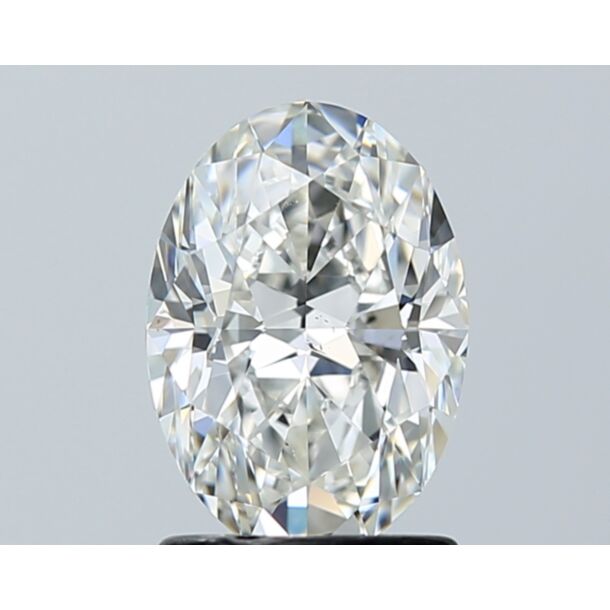 1.51 Carat Diamant Naturel de taille Oval, Couleur H, Pureté SI1