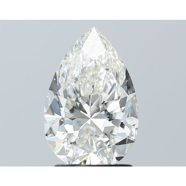 2.01 Carat Diamant Naturel de taille Poire, Couleur I, Pureté SI1