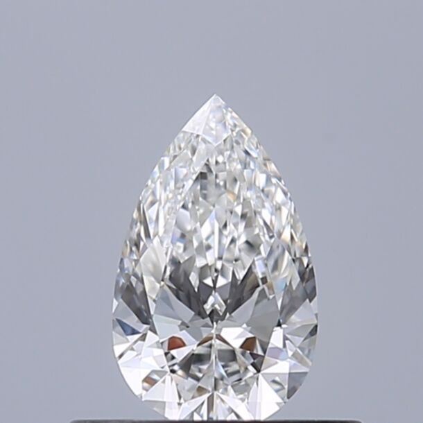 0.37 Carat Natural Diamond, Pear Cut, Color F, Clarity VVS2 0.37 Carat Natural Diamond, Pear Cut, Color F, Clarity VVS2