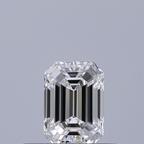 0.36 Karaat Natuurlijke Diamant met een Smaragd vorm, Kleur D, Zuiverheid VVS1