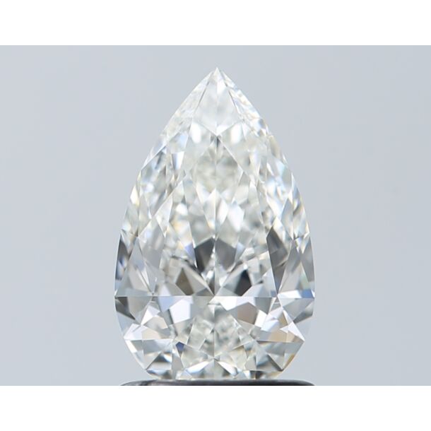 1.01 Karat Natürlicher Diamant Im Tropfenschliff, Farbe H, Reinheit IF