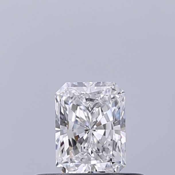 0.31 Carat Natural Diamond, Radiant Cut, Color D, Clarity FL