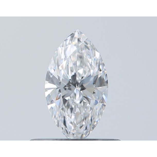 0.4 Carat Diamant Naturel de taille Marquise, Couleur D, Pureté VVS1