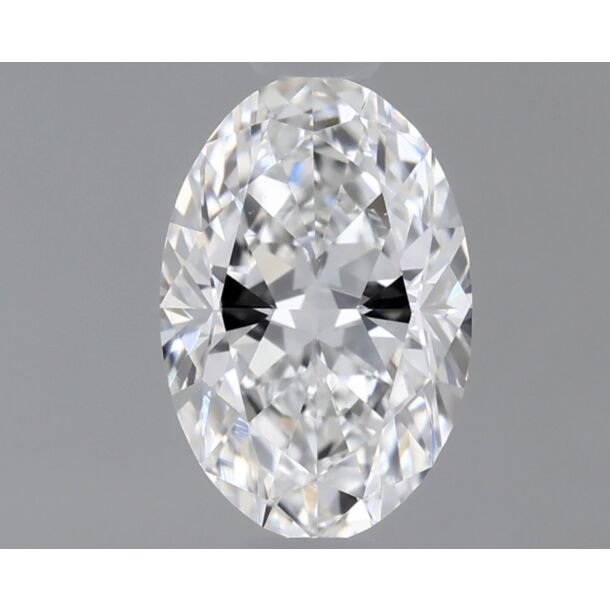 0.42 Carat Natural Diamond, Oval Cut, Color F, Clarity VS1