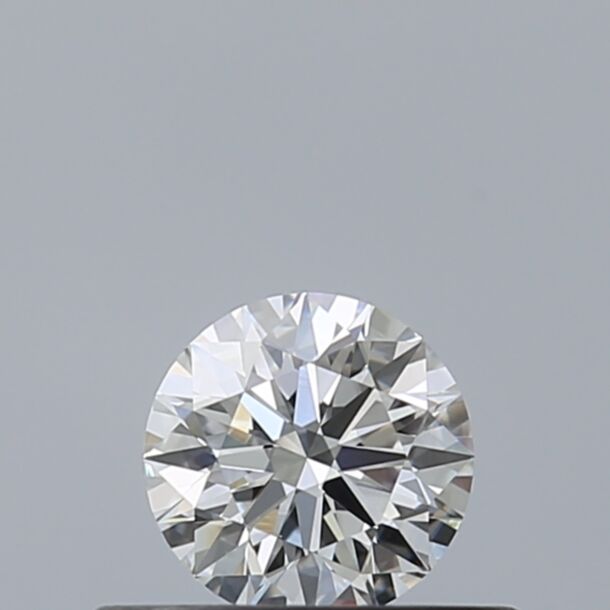 0.33 Carat Natural Diamond, Round Cut, Color E, Clarity VVS2